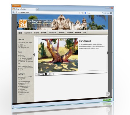 SDAI website screenshot